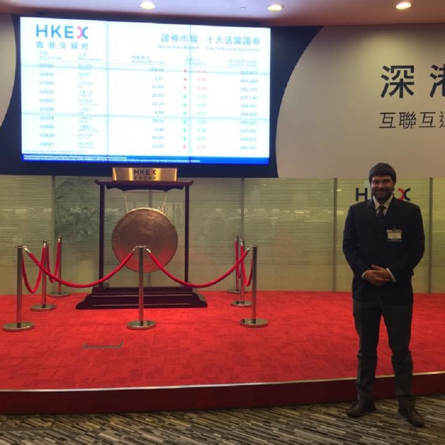 Kevin Chambers at the Hong Kong Exchange